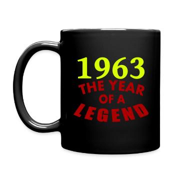 1963 the year of a legend / anniversaire 60 ans - Mug uni - noir - Gauche