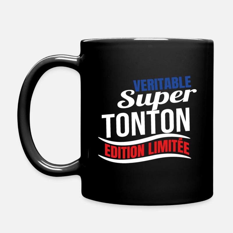 Véritable super tonton édition limitée cadeau - Mug uni - noir