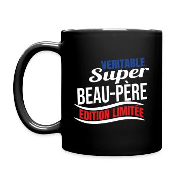 Véritable super beau père édition limité beau papa - Mug uni - noir - Gauche