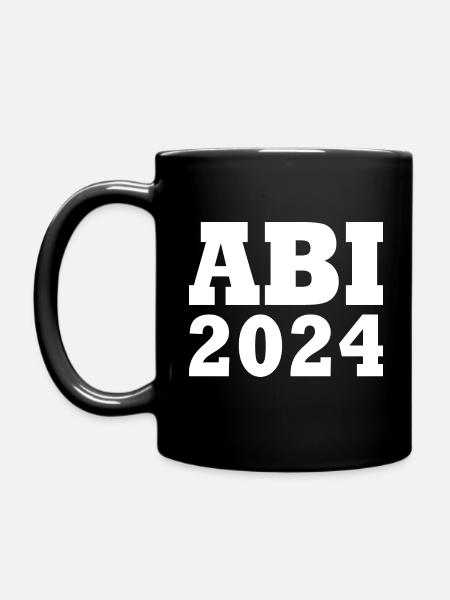 Abi 2024 - Tasse einfarbig - Schwarz