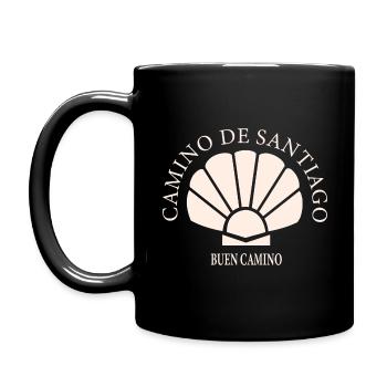 Buen Camino de Santiago - Full Colour Mug - black - Left