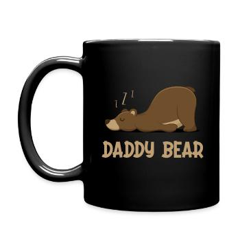 Ours de papa - Mug uni - noir - Gauche