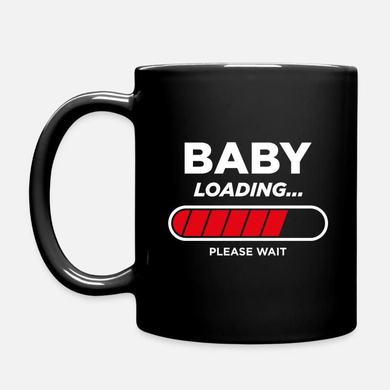 Baby Loading - Full Colour Mug - black