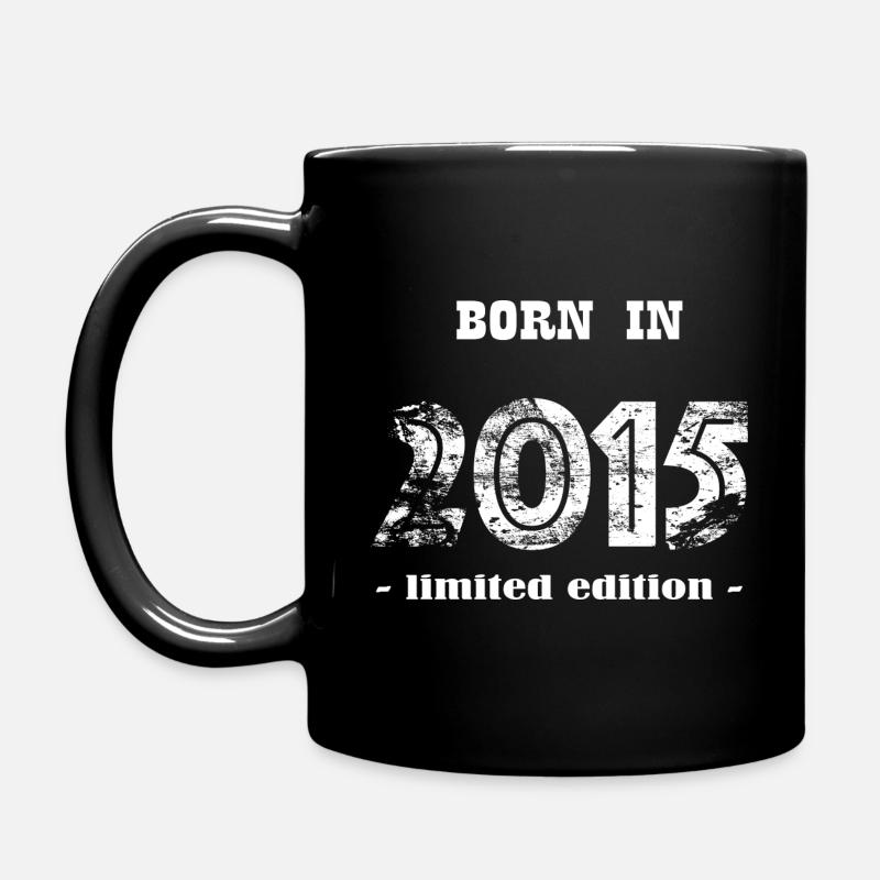 BORN IN 2015 - limited edition - Tasse einfarbig - Schwarz
