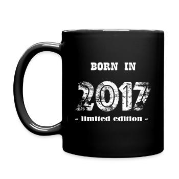 NÉ EN 2017 - édition limitée - Mug uni - noir - Gauche