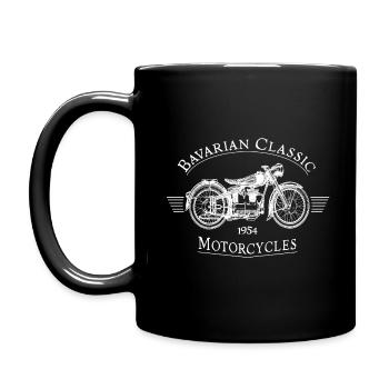 Bavarian Classic Motorcycles - white - Full Colour Mug - black - Left