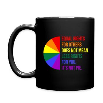Equal Rights For Others II - Full Colour Mug - black - Left
