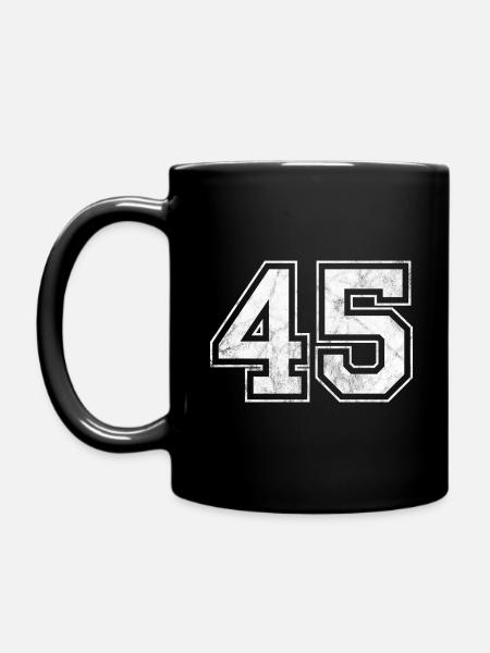 Numéro 45 - Mug uni - noir