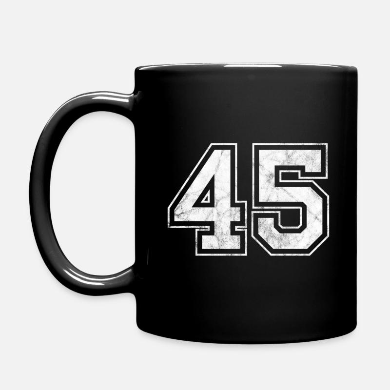 Numéro 45 - Mug uni - noir