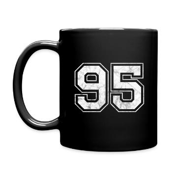 Number 95 - Full Colour Mug - black - Left