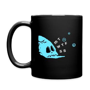 Another week - Full Colour Mug - black - Left
