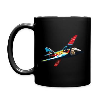 3Wing - Full Colour Mug - black - Left