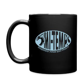 3 ème mi-temps au rugby - Mug uni - noir - Gauche