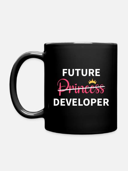 Feminist Girl - Future Developer I - Mug uni - noir