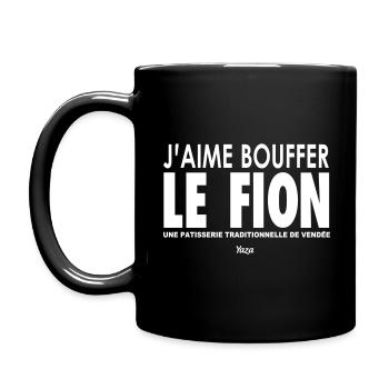 Le fion vendéen / t-shirt / humour - Mug uni - noir - Gauche