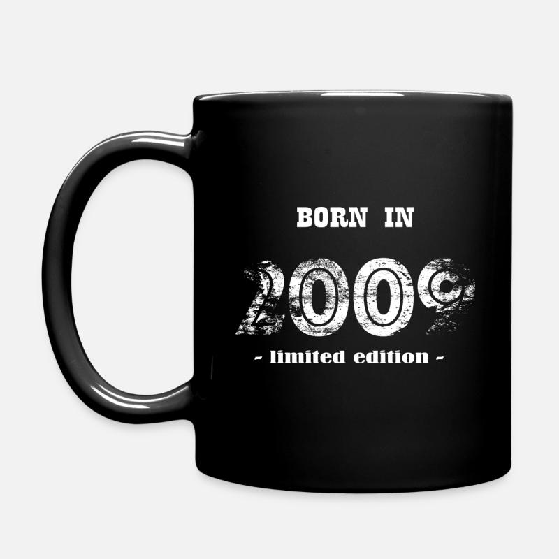 BORN IN 2009 limited edition - Tasse einfarbig - Schwarz