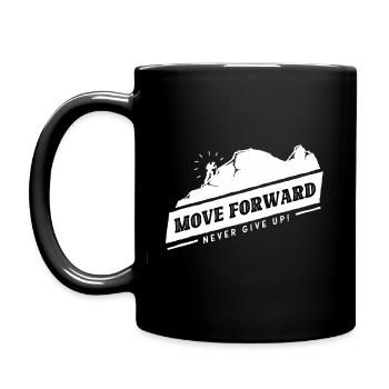 DLM MOVE FWD W1U - Full Colour Mug - black - Left