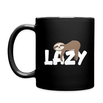 Paresseux paresseux - Mug uni - noir - Gauche
