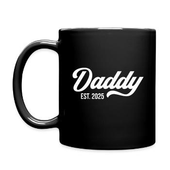 Papa Est 2025 - Tasse einfarbig - Schwarz - Links
