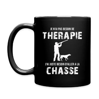 je n'ai pas besoin de thérapie j'ai juste besoin - Mug uni - noir - Gauche