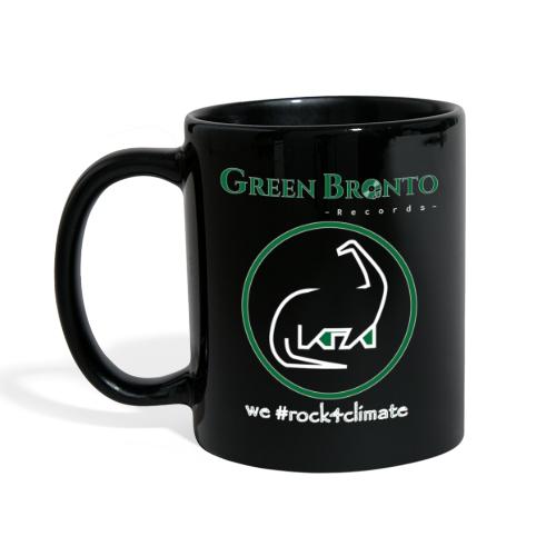 Green Bronto Records, we #rock4climate - Tasse einfarbig