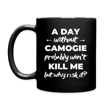 Une journée sans camogie ne me tuera probablement pas mais w - Mug uni - noir - Gauche