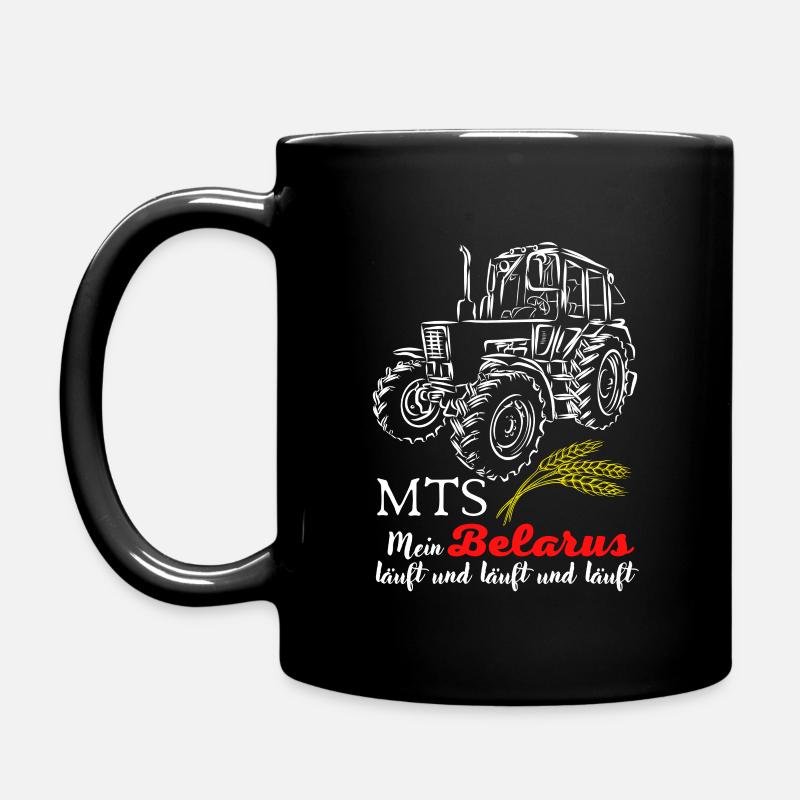 Belarus MTS / Mein Belarus läuft & Läuft. Ostalgie - Tasse einfarbig - Schwarz