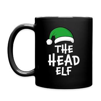 Le chef elfe - Mug uni - noir - Gauche