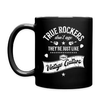 Rockabilly - True Rockers Vintage Guitars - Musik - Tasse einfarbig - Schwarz - Links