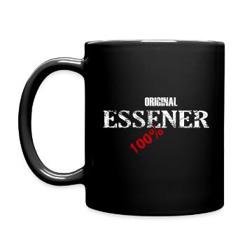Original Essener 100% - Tasse einfarbig - Schwarz - Links