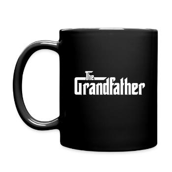 World es Greatest Grandpa T-Shirt - The Grandfather - Tasse einfarbig - Schwarz - Links