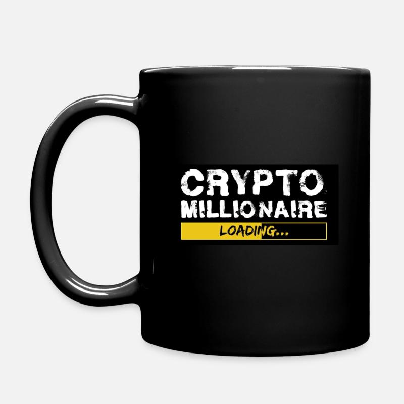 chargement.. CRYPTO MILLIONNAIRE - Mug uni - noir