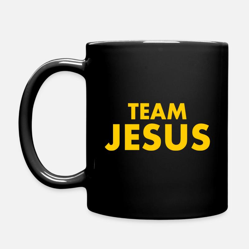 Team jesus - Tasse einfarbig - Schwarz