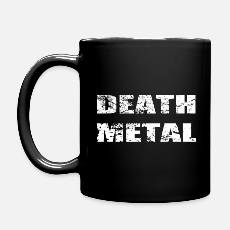DEATH METAL - Tasse einfarbig - Schwarz