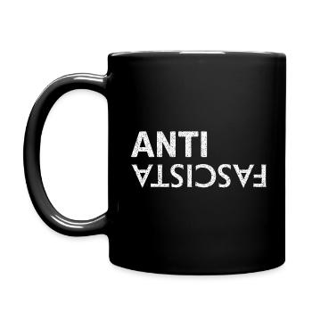 Antifascist - Full Colour Mug - black - Left