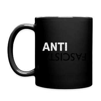 Antifascist - Full Colour Mug - black - Left