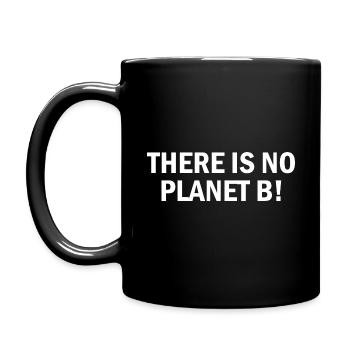 There is no planet B - Mug uni - noir - Gauche