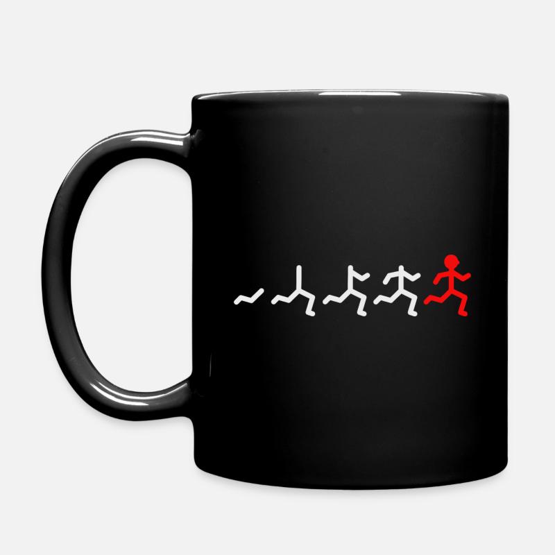 Lustiges Geschenk Marathonläufer Jogger Marathon - Tasse einfarbig - Schwarz