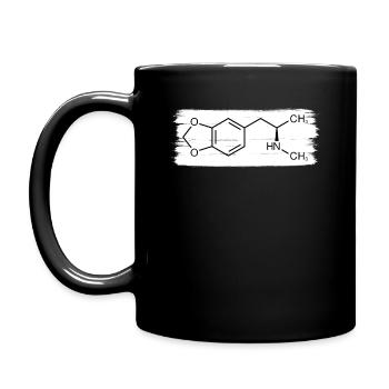 MDMA Ecstasy - Tasse einfarbig - Schwarz - Links