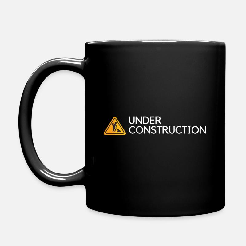 Under Construction - Tasse einfarbig - Schwarz