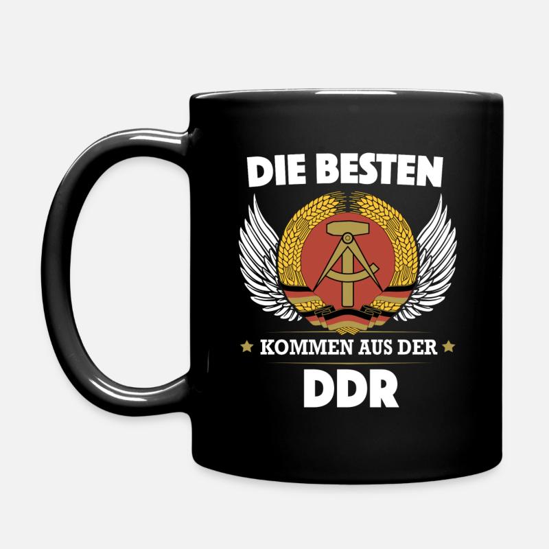 DIE BESTEN KOMMEN AUS DER DDR - Tasse einfarbig - Schwarz