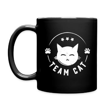 Chat d'équipe - Chat - Mug uni - noir - Gauche