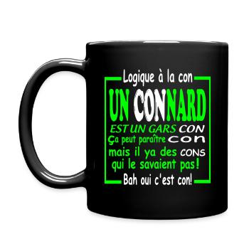 Phrase drôle / texte amusant phrase humoristique - Mug uni - noir - Gauche