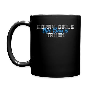 Ce garçon est pris - Mug uni - noir - Gauche