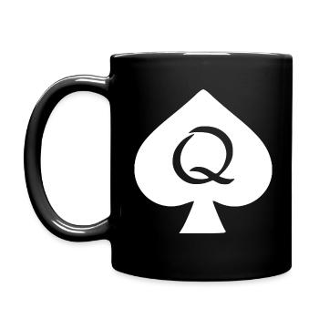 PIK-DAME - Tasse einfarbig - Schwarz - Links