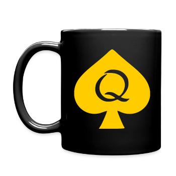 PIK-DAME - Tasse einfarbig - Schwarz - Links