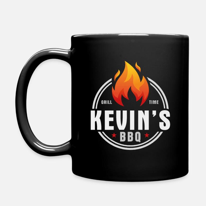 Kevins BBQ - Full Colour Mug - black