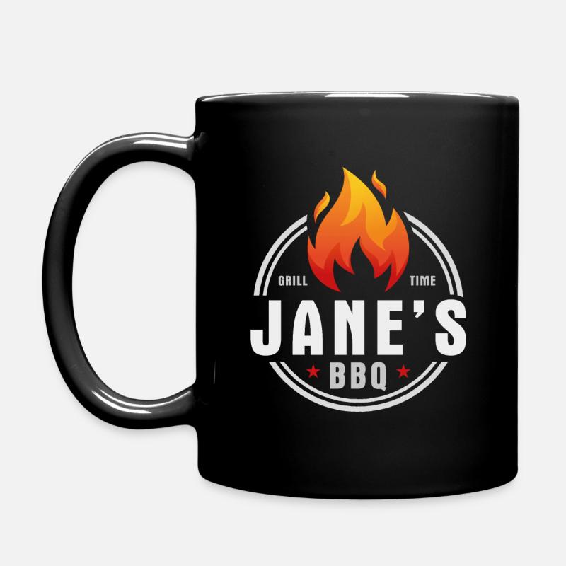 Janes BBQ - Tasse einfarbig - Schwarz