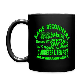 Sans déconner j'ai 80 ans / anniversaire 80 ans - Mug uni - noir - Gauche