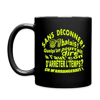 81 ans / anniversaire 81 ans / vintage - Mug uni - noir - Gauche